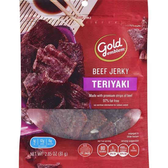 Order Gold Emblem Teriyaki Beef Jerky food online from Cvs store, MONTEZUMA on bringmethat.com