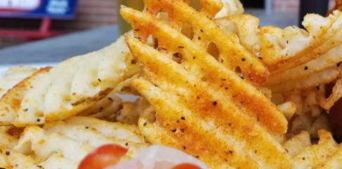 Order 1. Waffle Fries food online from Ghost Dogs store, Columbus on bringmethat.com