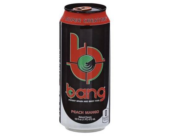 Order Bang Peach Mango 16 oz Can food online from Rocket store, Palm Springs on bringmethat.com