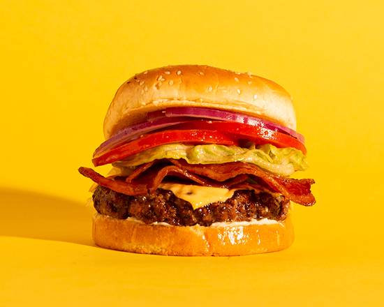 Order Bacon Cheeseburger food online from Greasy Goods store, Albuquerque on bringmethat.com