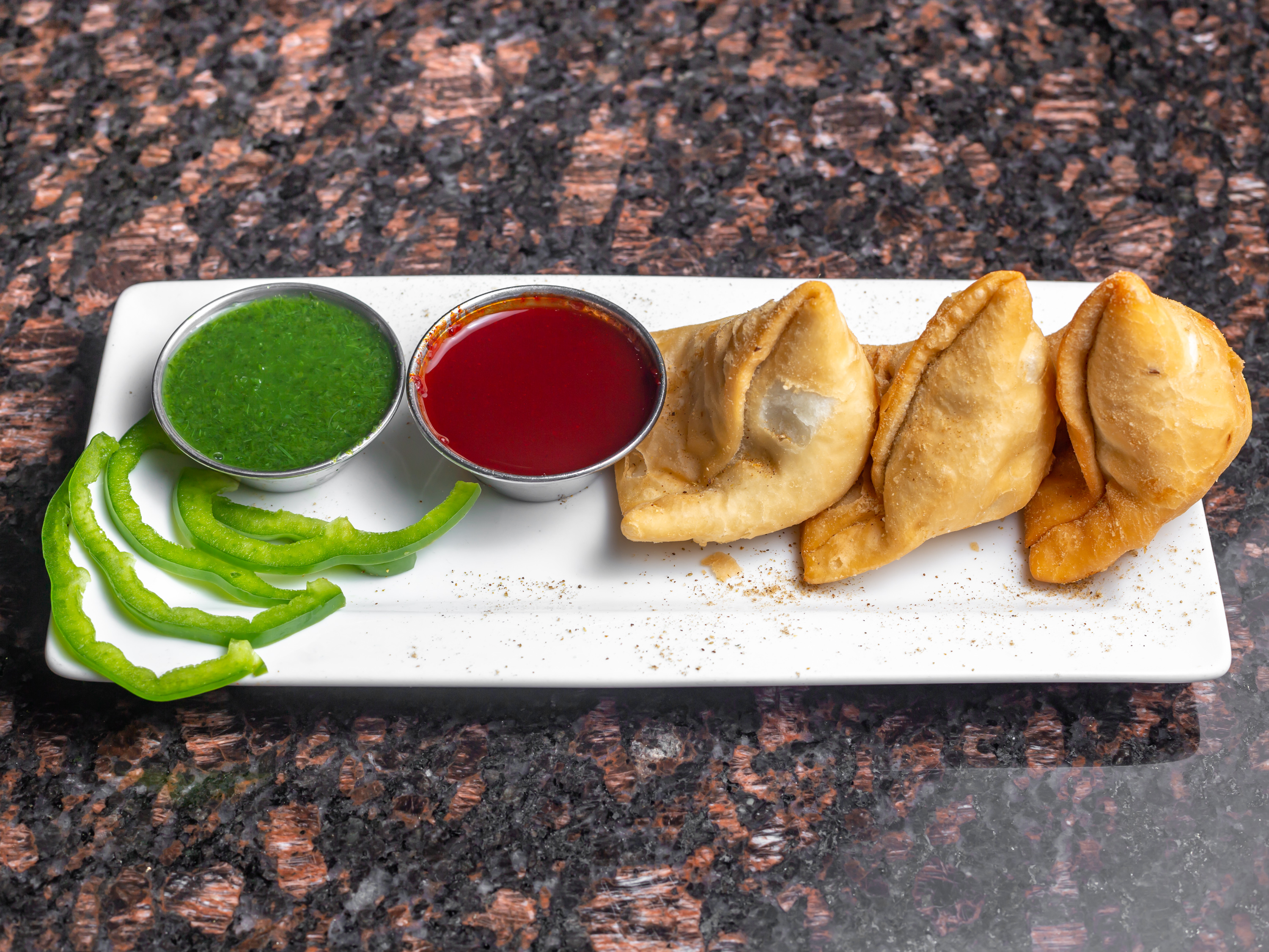 Order Punjabi Samosa food online from Little India Restaurant store, Denver on bringmethat.com