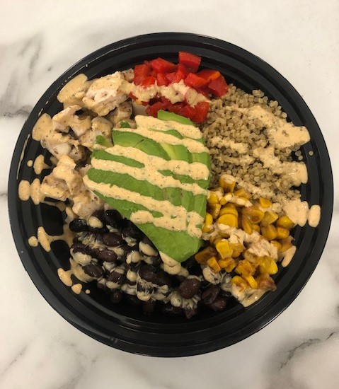 Order Chilled Quinoa Protein Bowl food online from Our Happy Place Cafe store, Corona on bringmethat.com