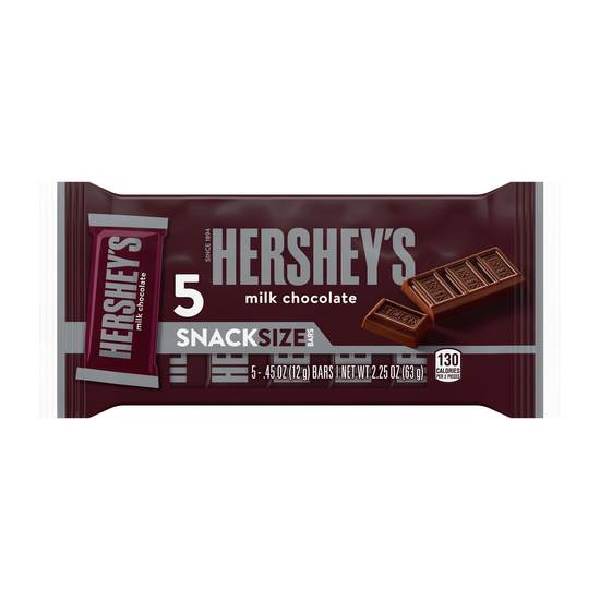 Order HERSHEY'S Milk Chocolate Snack Size Candy, 5 CT food online from Cvs store, WEST COVINA on bringmethat.com