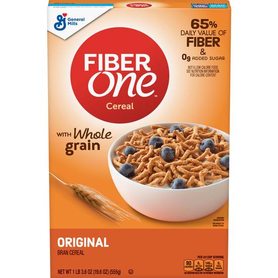 Order Fiber One Original Bran Cereal, 19.6 OZ food online from CVS store, Tulsa on bringmethat.com