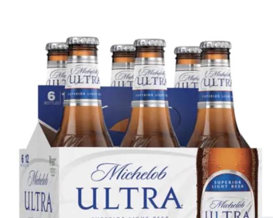 Order Michelob Ultra, 6pk-12oz bottled beer (4.2% ABV) food online from Loma Mini Market store, Long Beach on bringmethat.com