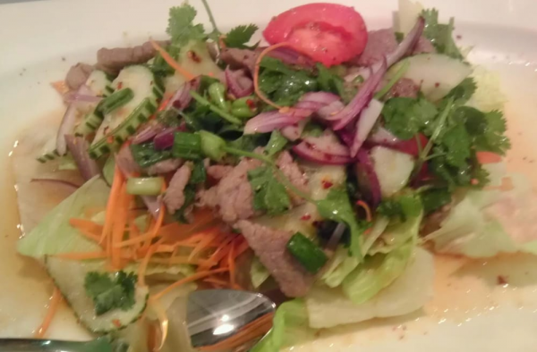 Order Dinner Beef Salad food online from Mali Thai store, Denver on bringmethat.com