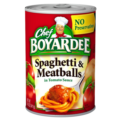 Order Chef Boyardee Spaghetti & Meatballs 14.5oz food online from 7-Eleven store, Chicago on bringmethat.com