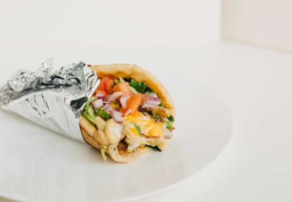 Order Smoky Veggie Pita food online from Nikos Pizza and Subs store, Baltimore on bringmethat.com
