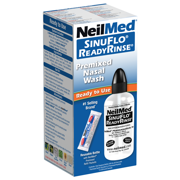 Order NeilMed SinuFlo, ReadyRinse Premixed Nasal Wash - 1 kit food online from Rite Aid store, Cathedral City on bringmethat.com