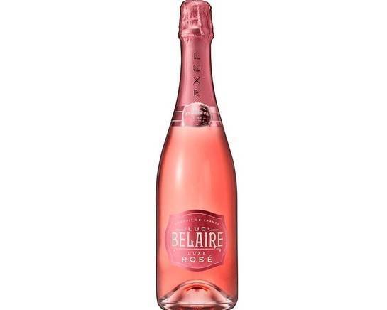 Order Luc Belaire Luxe Rose, 750mL sparkling wine (12.5% ABV) food online from Windy City Liquor Market store, El Cajon on bringmethat.com