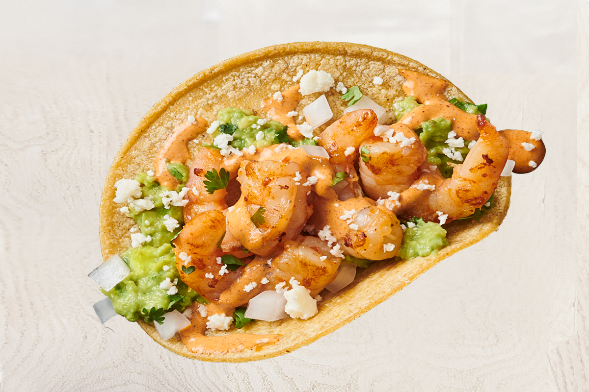 Order Smoky Oaxacan Shrimp Street Taco food online from Rubio's store, Denver on bringmethat.com