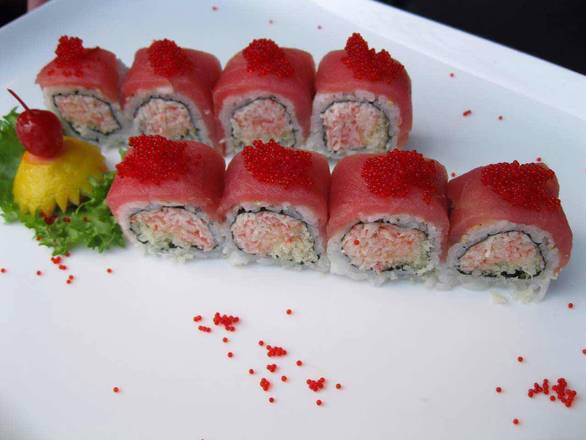 Order Lady in Red Special Roll food online from Kumo Japanese Restaurant store, New York on bringmethat.com