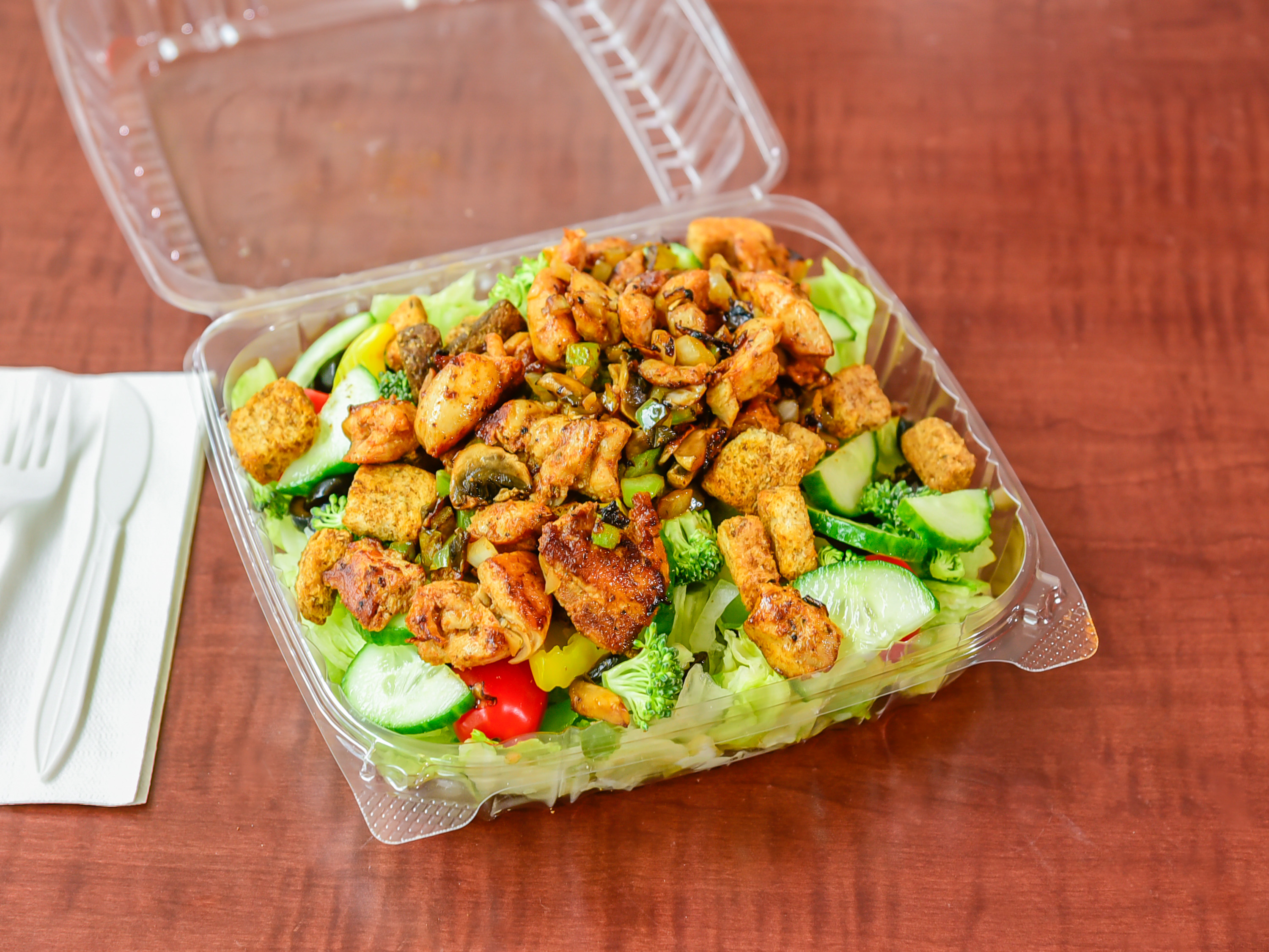 Order Grilled Chicken Salad food online from Great Steakout store, Rochester on bringmethat.com