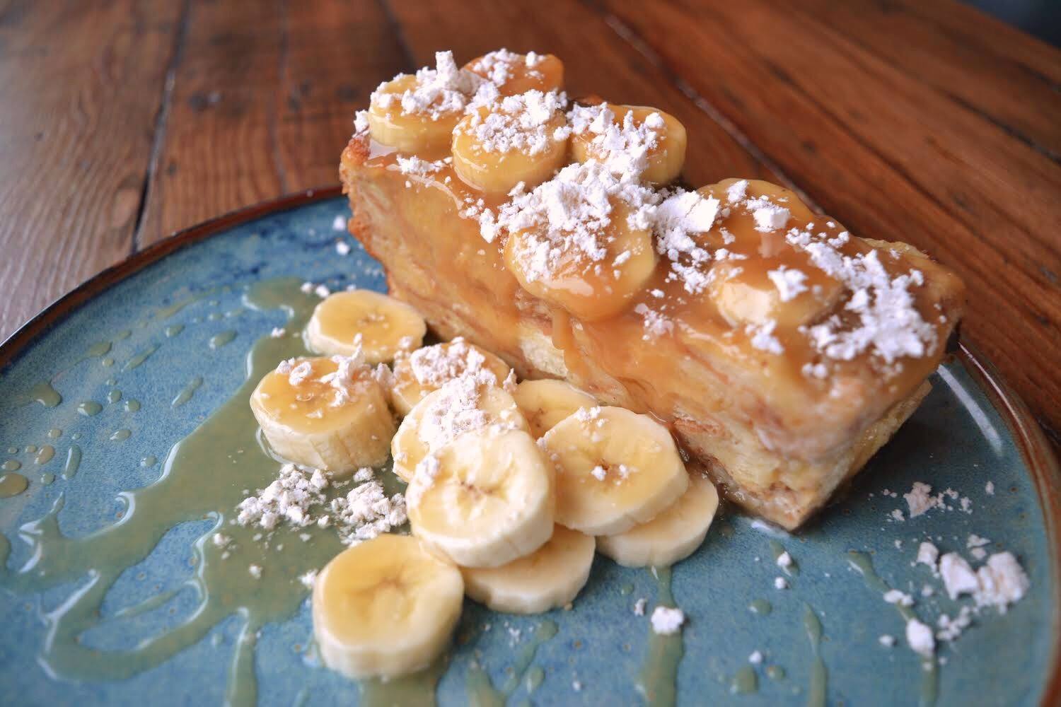 Order Peanut Butter Banana Bread Pudding food online from The Brixton store, Santa Monica on bringmethat.com