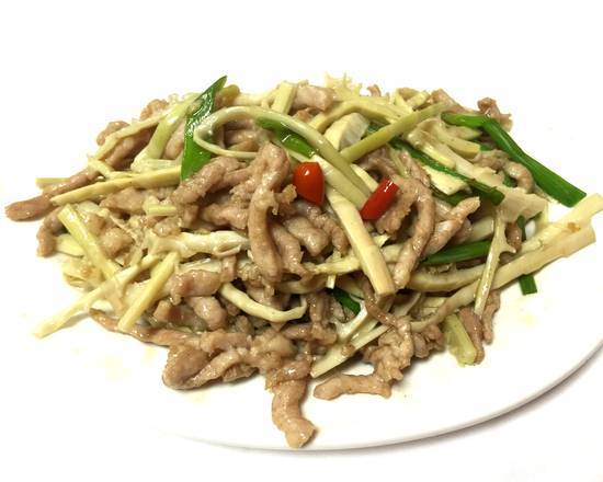 Order Sauteed Shredded Pork with Bamboo Shoots (笋尖肉丝) food online from Szechuan Gourmet store, Strongsville on bringmethat.com