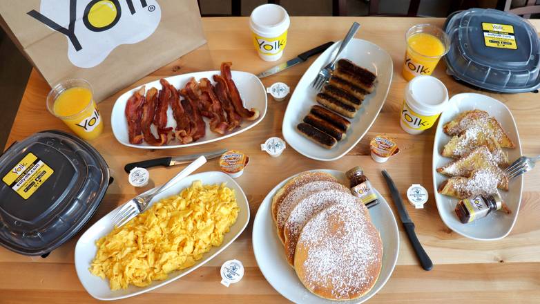 Order Family Brunch For Four food online from Yolk Lakeview store, Chicago on bringmethat.com