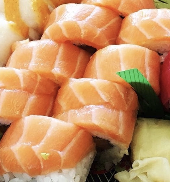 Order Salmon Lover Roll food online from RAWR Sushi store, Springfield on bringmethat.com