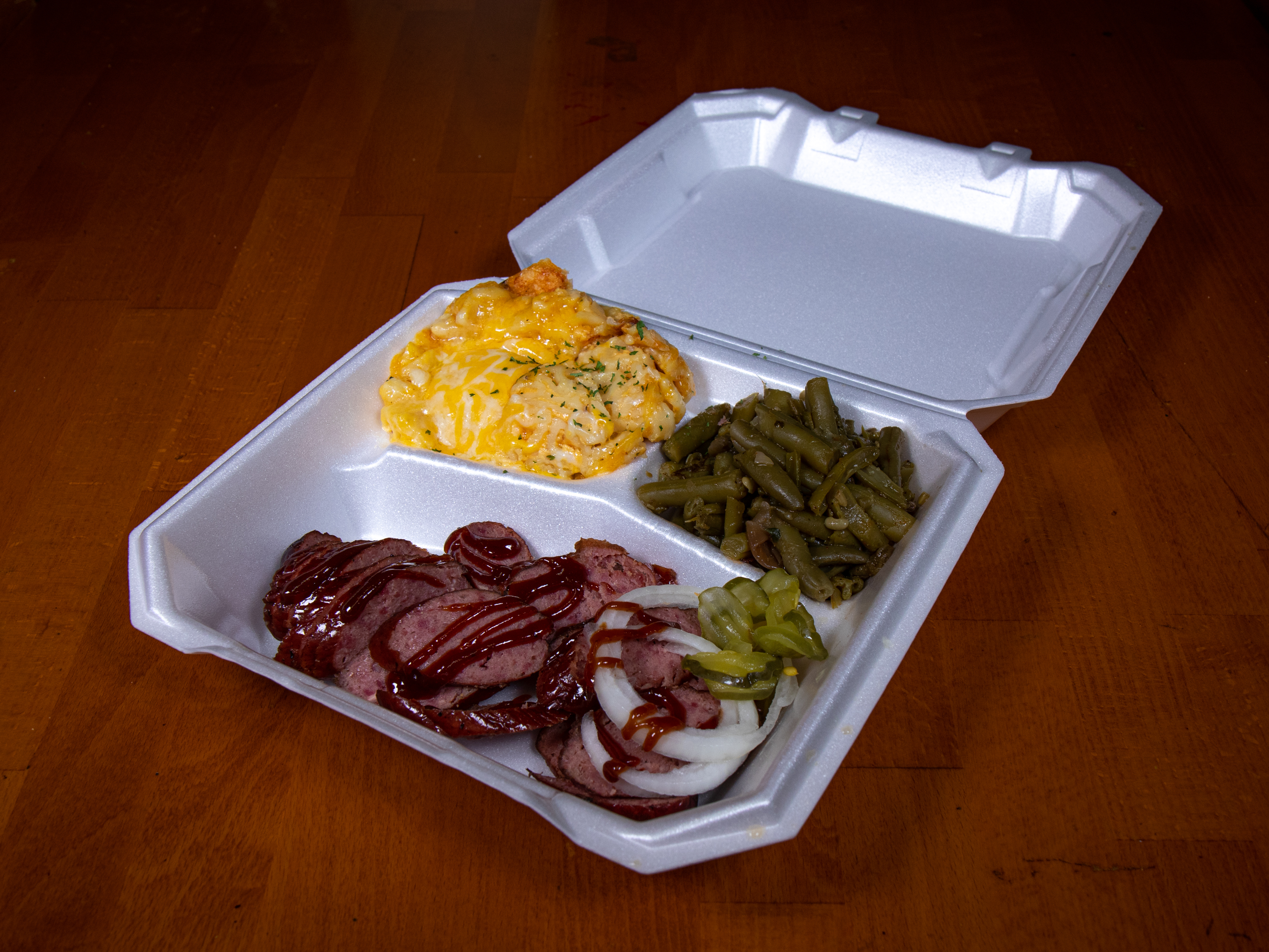 Order Sausage Plate food online from Just Cooking BBQ store, Harker Heights on bringmethat.com