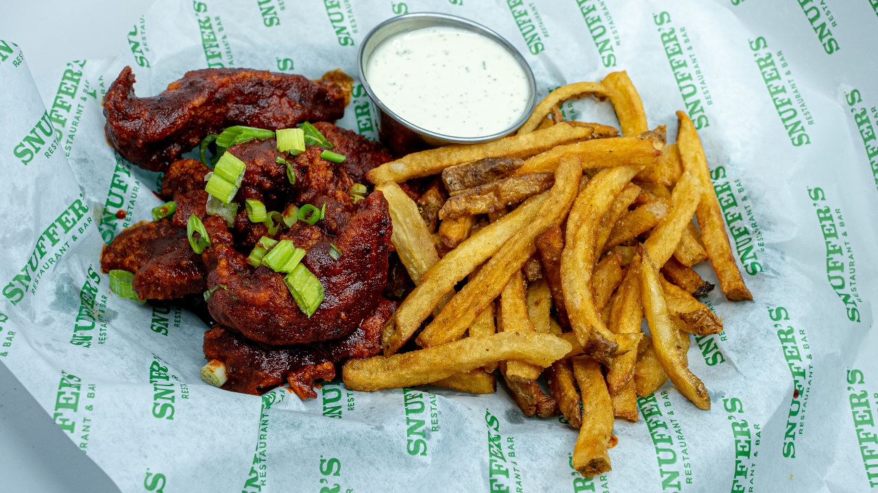 Order Nashville Hot Chicken Strips food online from Snuffer's store, Addison on bringmethat.com