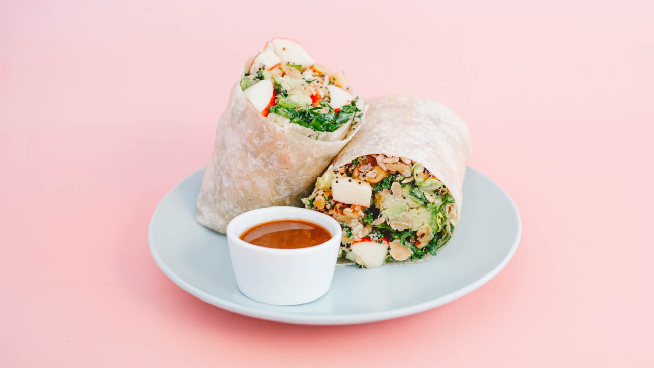 Order The Sunflower Wrap food online from Alfalfa store, Santa Monica on bringmethat.com