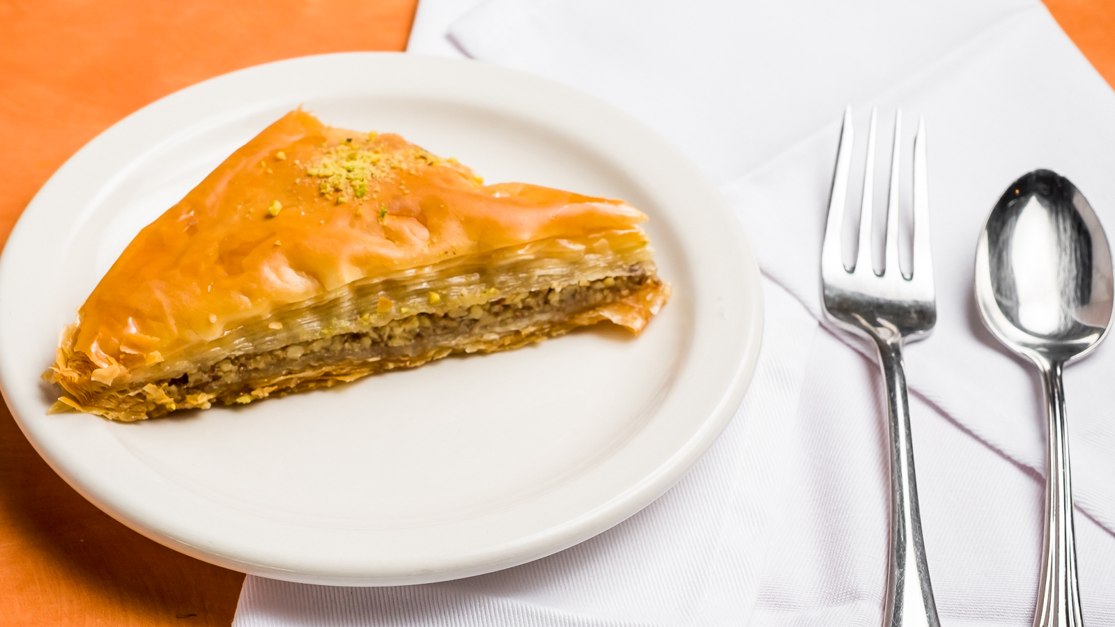 Order Baklava with Walnuts food online from Gyro House store, Beaverton on bringmethat.com