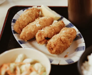 Order F8. Kaki Fry food online from Ramen And Udon House store, San Francisco on bringmethat.com