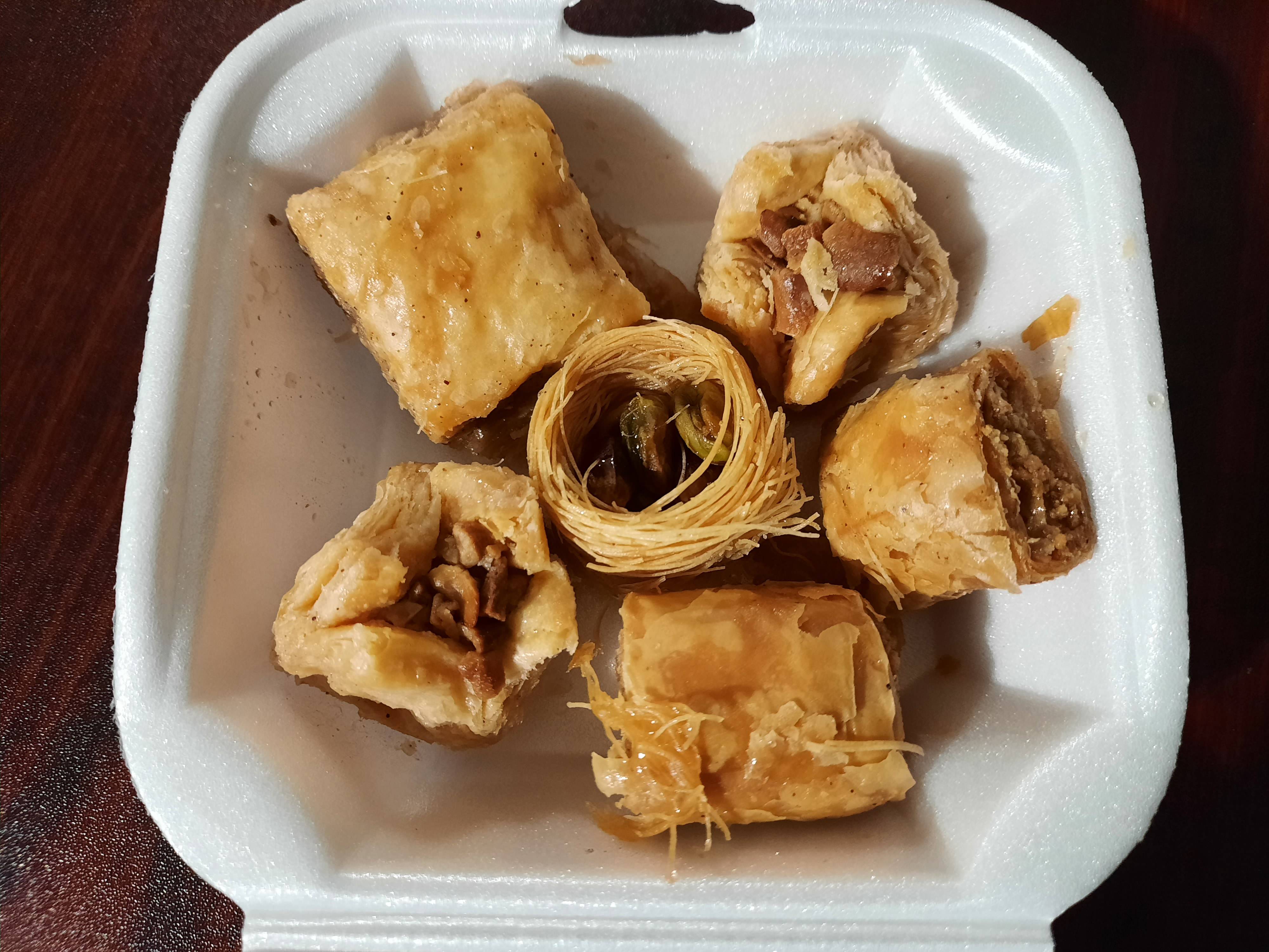 Order Baklava with Honey Pieces food online from Gudong Hot Pot Delivery store, Ferguson on bringmethat.com