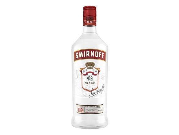 Order Smirnoff No. 21 Vodka - 1.75L Plastic Bottle food online from Josh Wines & Liquors Inc store, New York on bringmethat.com