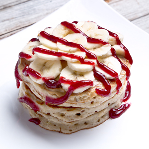 Order PB&J Pancakes food online from Protein House store, Mcallen on bringmethat.com