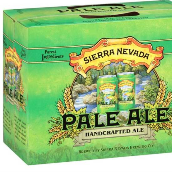 Order Sierra Nevada Pale Ale 12 Pack Cans food online from Liquor Wine & Beer World store, Santa Monica on bringmethat.com