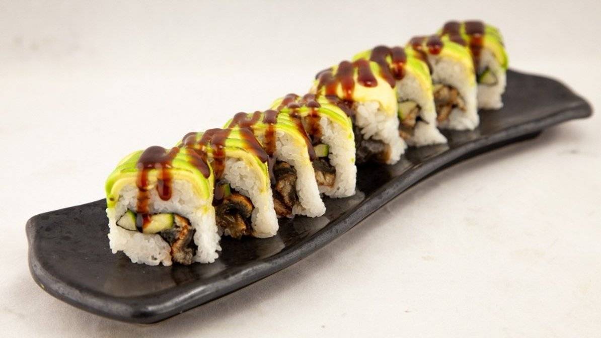 Order Caterpillar Roll food online from Kuma Sushi store, San Jose on bringmethat.com