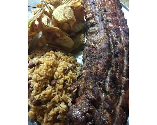 Order Full rack of Baby Back Ribs Barbecued Portuguese/Brazilian Style food online from Primabel store, Newark on bringmethat.com