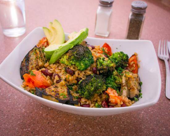 Order Vegetable Brown Rice Bowl food online from Nevada Diner Restaurant store, Bloomfield on bringmethat.com