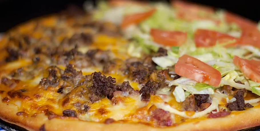 Order Bacon Cheeseburger Pizza food online from Deniro's Pizzeria store, Depew on bringmethat.com