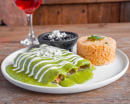 Order Enchilada food online from El Vago Mexican Taqueria store, Skippack on bringmethat.com