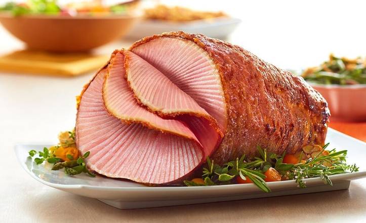 Order 10-10.99 lb. Honey Baked Ham food online from The HoneyBaked Ham Company store, Riverdale on bringmethat.com