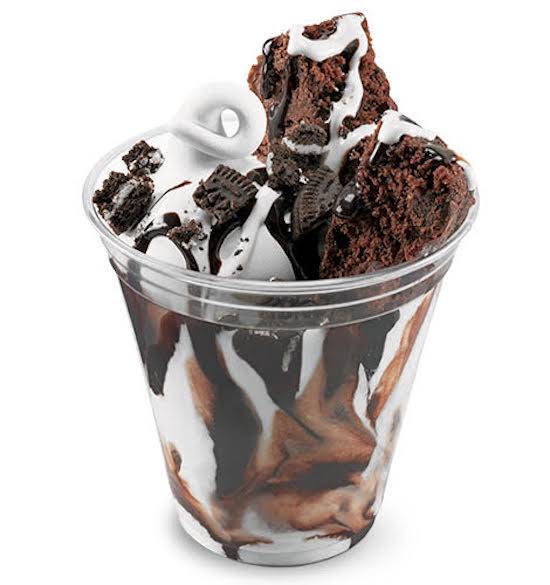 Order Brownie made w/ OREO Cupfection food online from Dairy Queen store, Bismarck on bringmethat.com