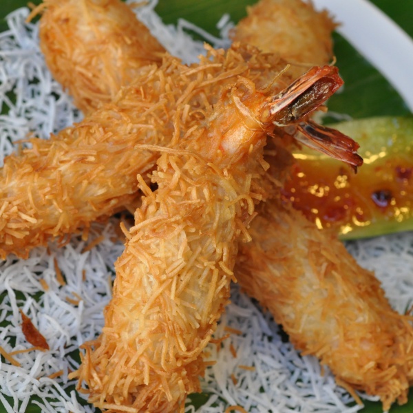 Order Crispy Coconut Shrimp food online from Thai Chaba store, Woodland Hills on bringmethat.com