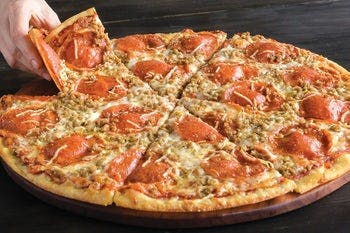 Order XLNY Giant Pepperoni & Ground Sausage Pizza Special - Special food online from Papa Murphys Take N Bake Pizza store, Antioch on bringmethat.com