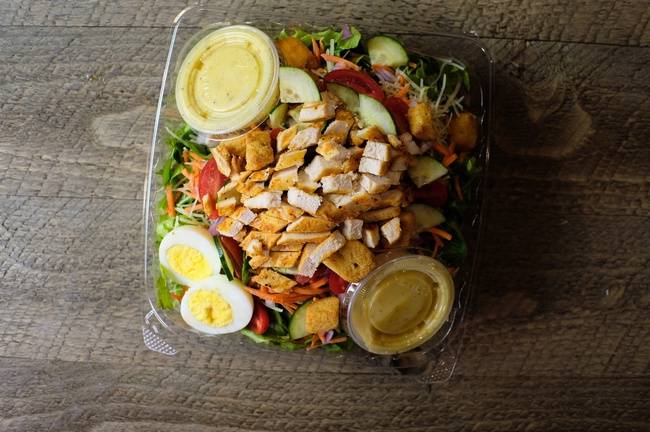 Order House Salad food online from Omelette Cafe store, Rincon on bringmethat.com