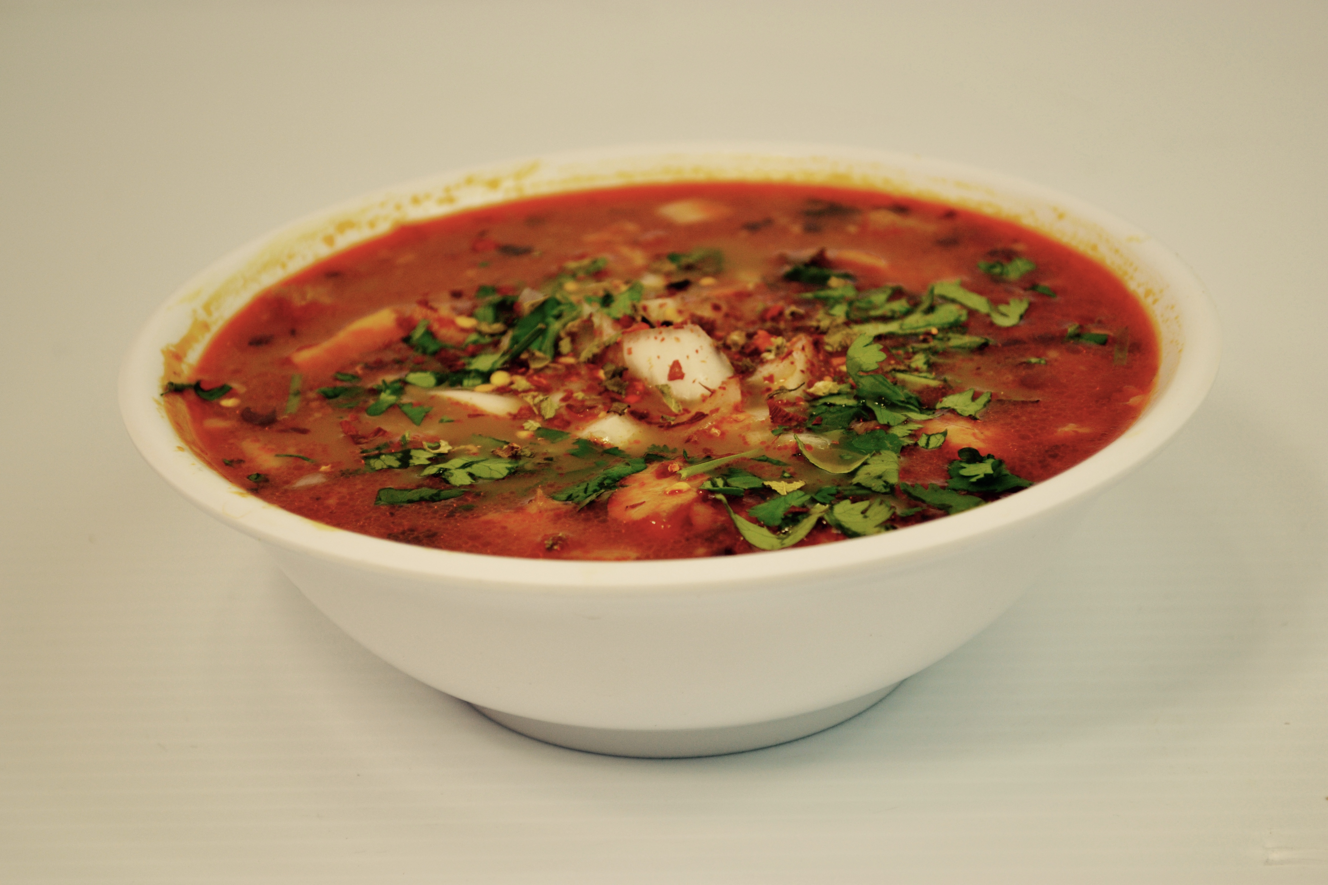 Order Menudo Soup food online from Chelo Burgers store, Cathedral City on bringmethat.com