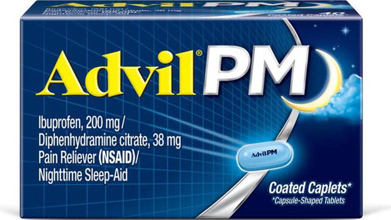 Order Advil Pm Caplets Pain Relief & Sleep Aid 6 ct food online from Anderson Convenience Markets #140 store, Omaha on bringmethat.com