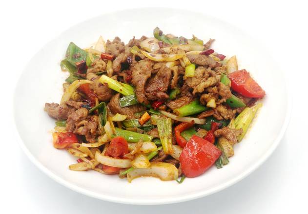 Order 307 Cumin Scented Lamb 孜然羊 food online from 8000 Miles store, Roselle on bringmethat.com