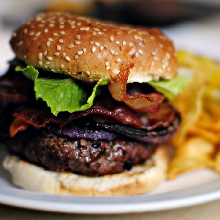 Order Cricket Burger with Fries food online from J.R. Crickets store, Smyrna on bringmethat.com