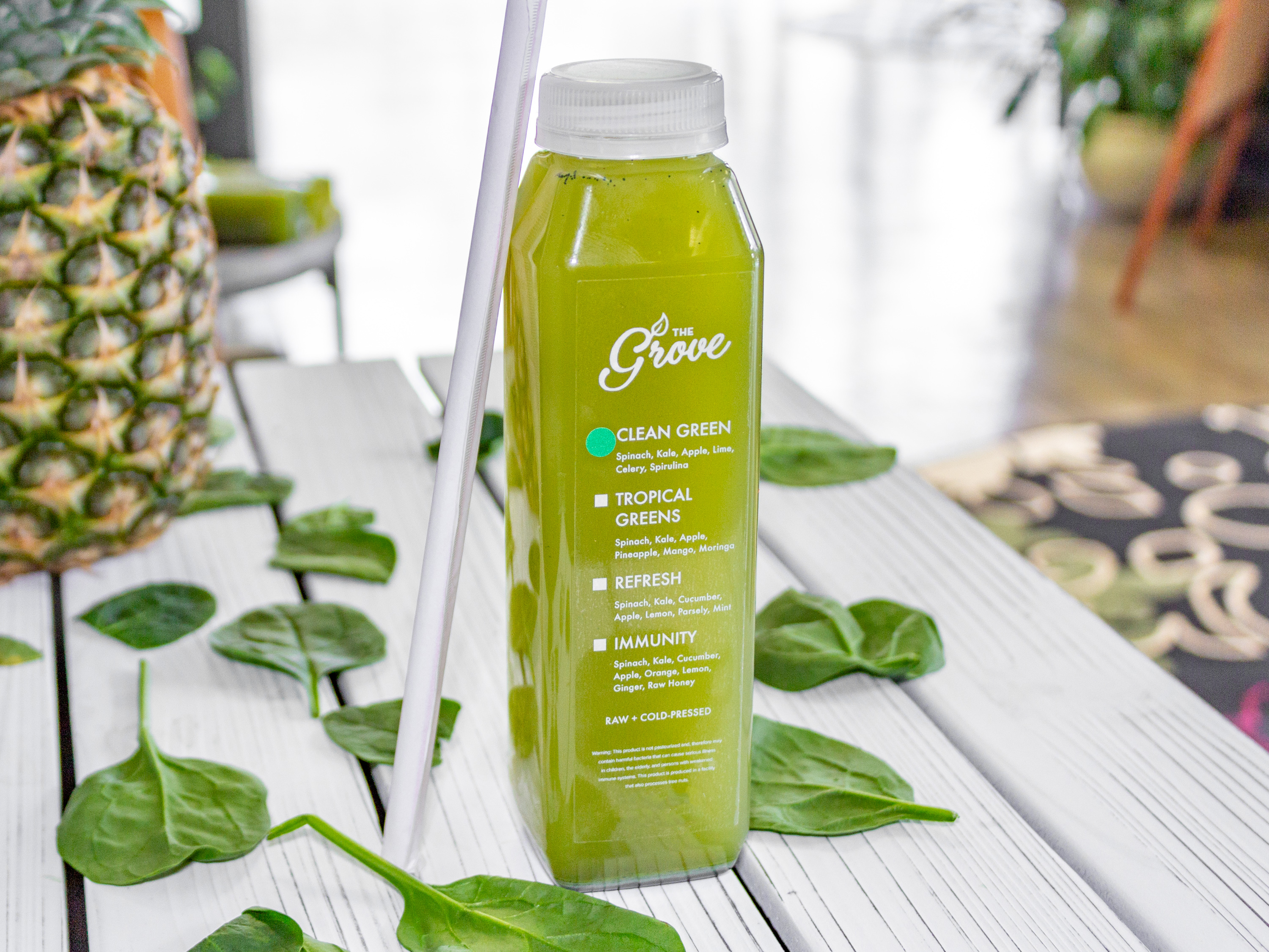 Order Clean Green Juice food online from The Grove store, Hamburg on bringmethat.com