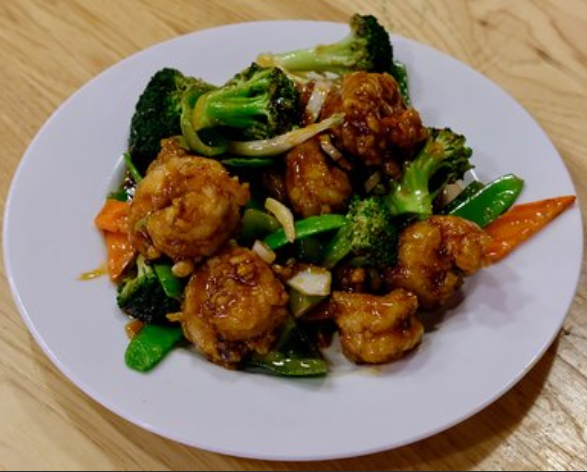 Order Shrimp W. Mixed Veg. food online from Xufeng Restaurant store, Philadelphia on bringmethat.com