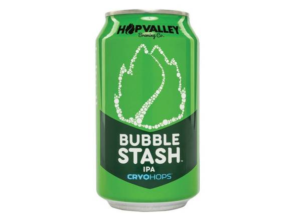 Order Hop Valley Bubble Stash IPA Craft Beer - 6x 12oz Cans food online from Michaelis Wine & Spirits store, San Francisco on bringmethat.com