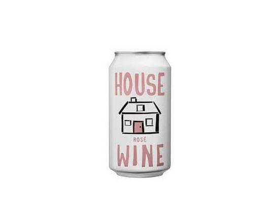 Order House Wine Can Rose 355ml food online from Rebel store, Danville on bringmethat.com