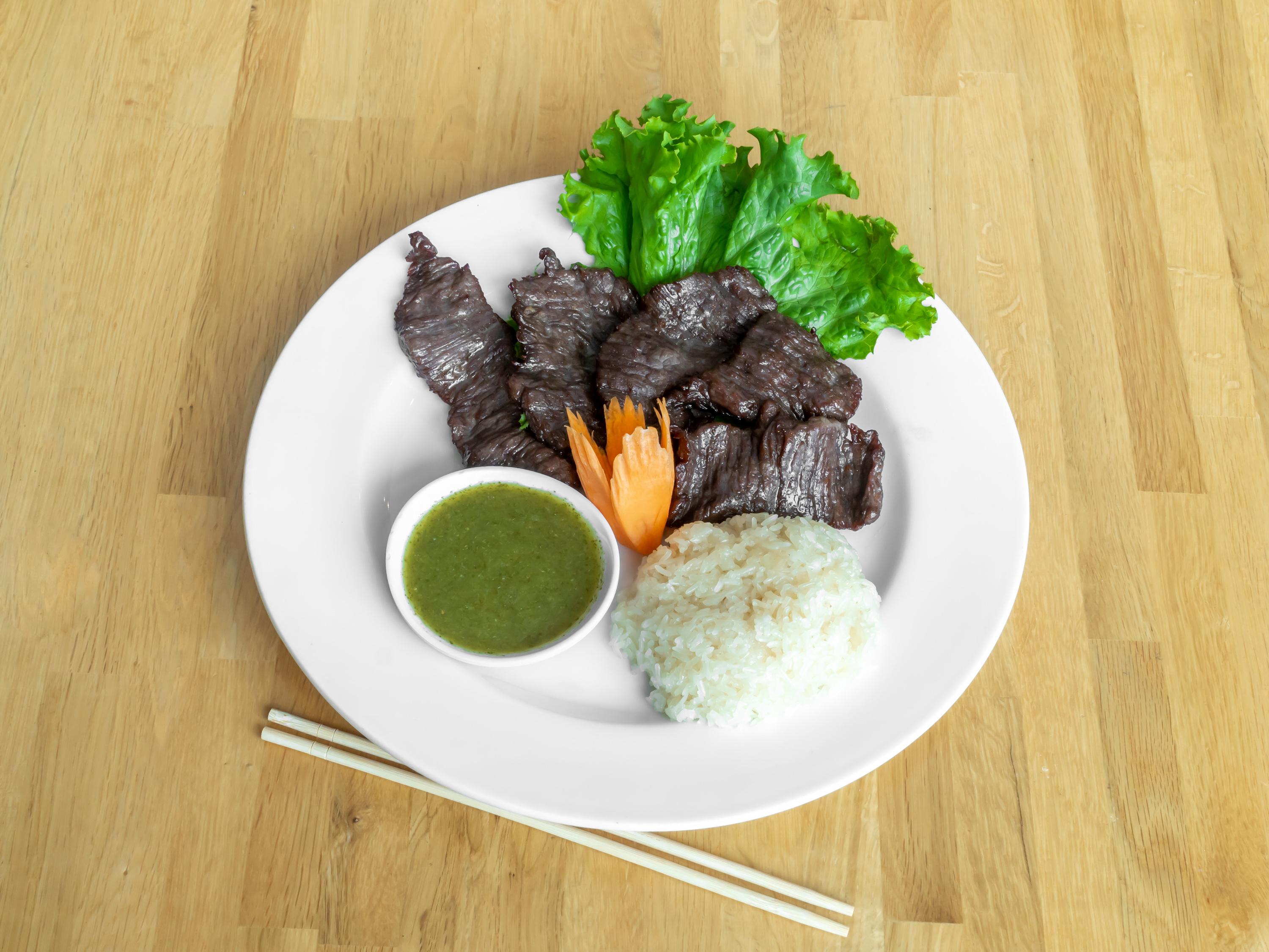 Order Thai Beef Jerky and Sticky Rice food online from Karta Thai store, Saint Paul on bringmethat.com