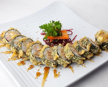 Order Cosmos Roll food online from Kumori Sushi & Teppanyaki store, San Antonio on bringmethat.com